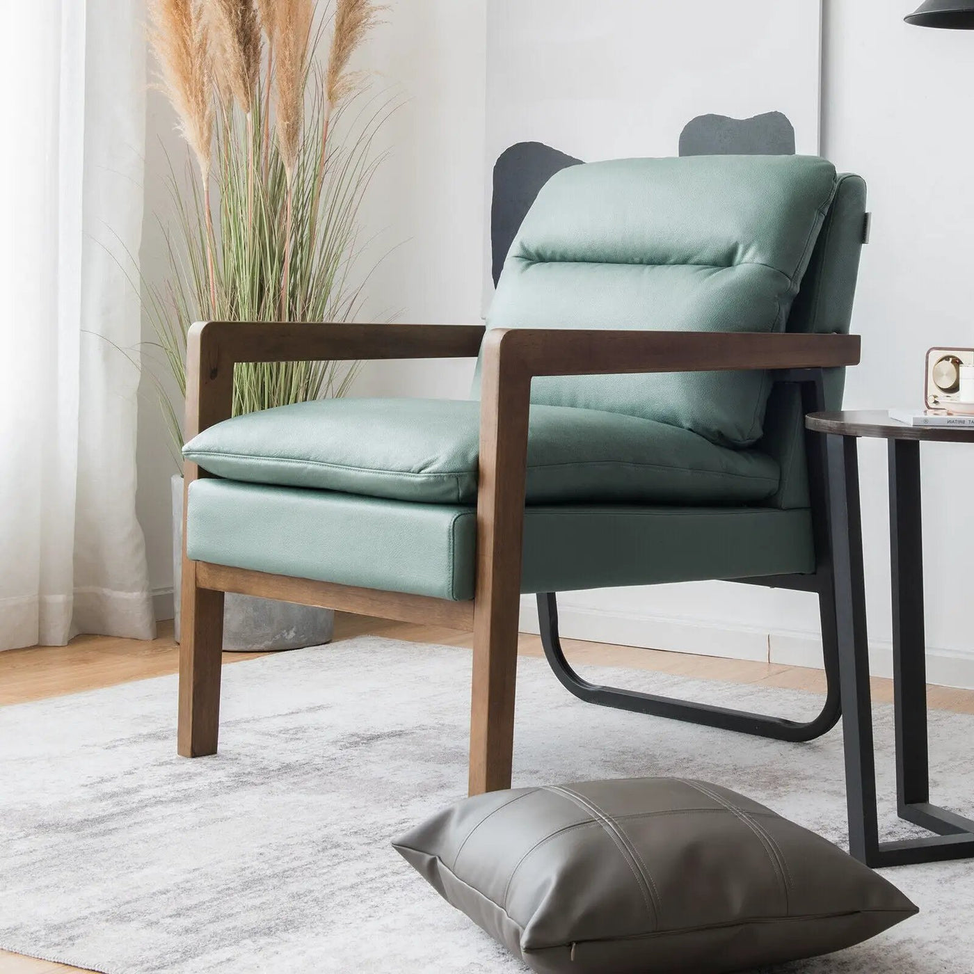 Single Sofa Chair with Extra-Thick Padded Backrest and Seat Cushion by DirectDeals