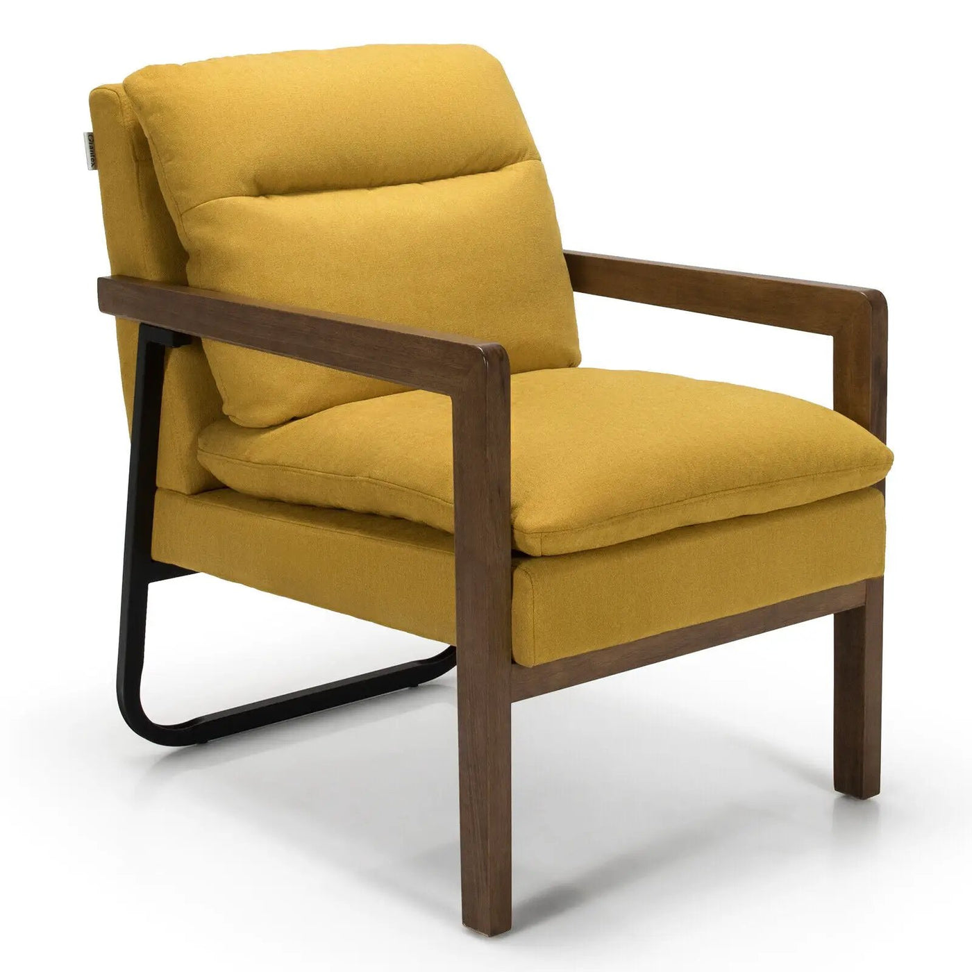 Single Sofa Chair with Extra-Thick Padded Backrest and Seat Cushion by DirectDeals