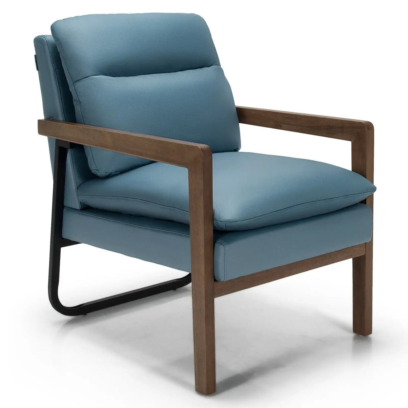 Single Sofa Chair with Extra-Thick Padded Backrest and Seat Cushion by DirectDeals