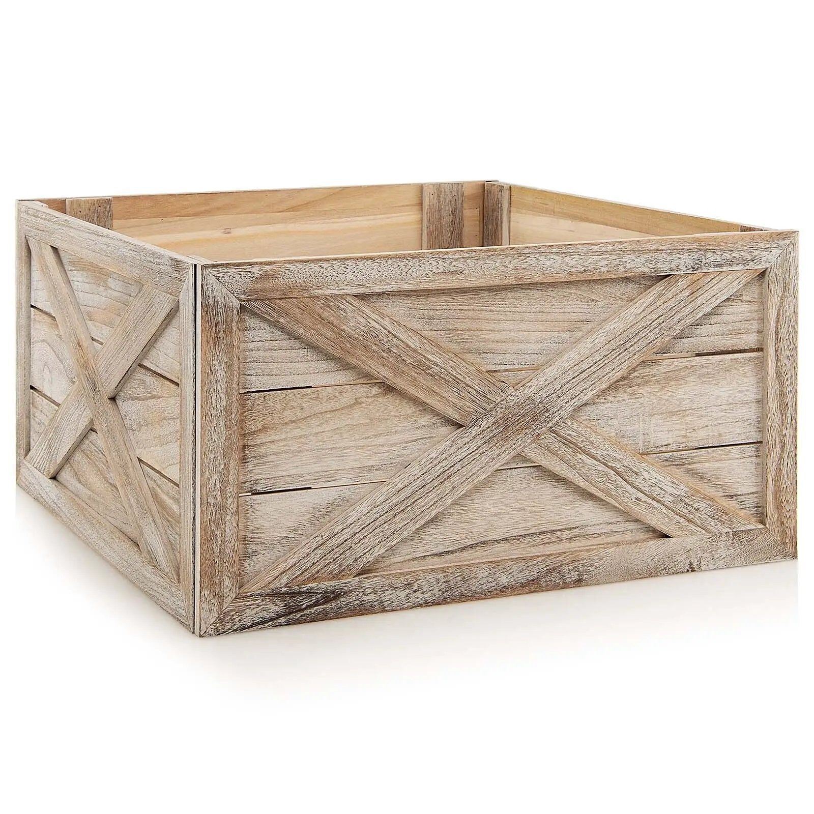28.5 Inch Wooden Tree Collar Box for Indoor/Outdoor Use by DirectDeals
