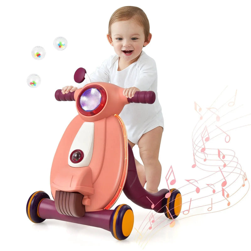 2-in-1 Baby Sit to Stand Learning Walker with Lights and Sounds by DirectDeals