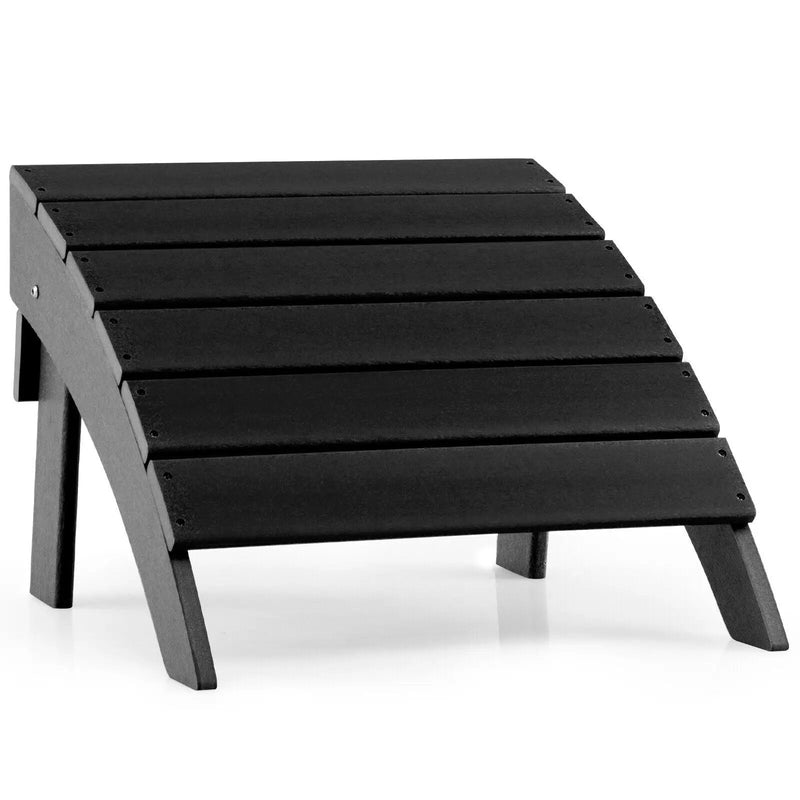Adirondack Folding Ottoman with All Weather HDPE by DirectDeals