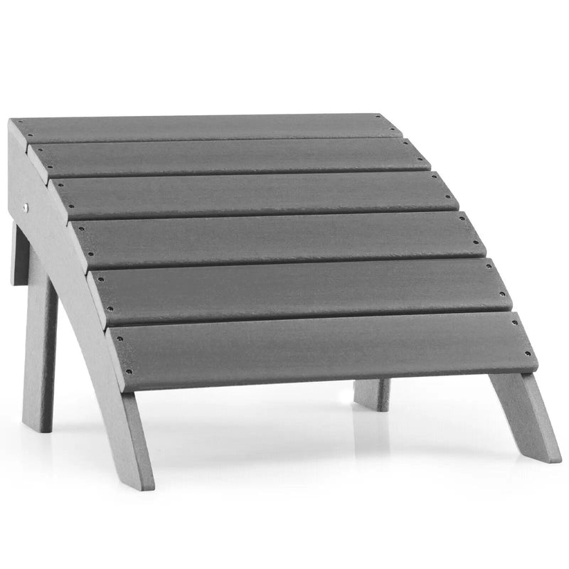 Adirondack Folding Ottoman with All Weather HDPE by DirectDeals