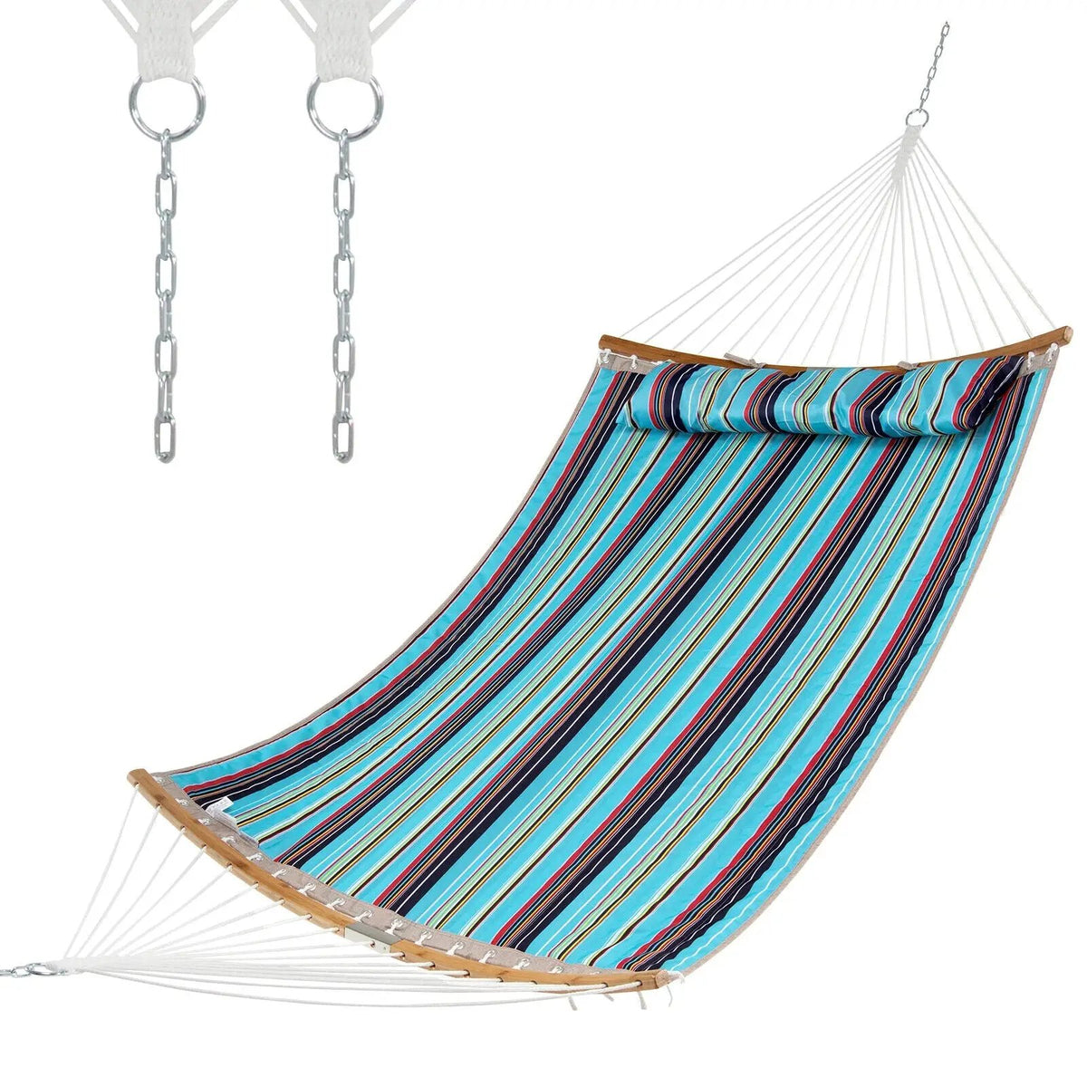Outdoor Hammock with Detachable Pillow by DirectDeals