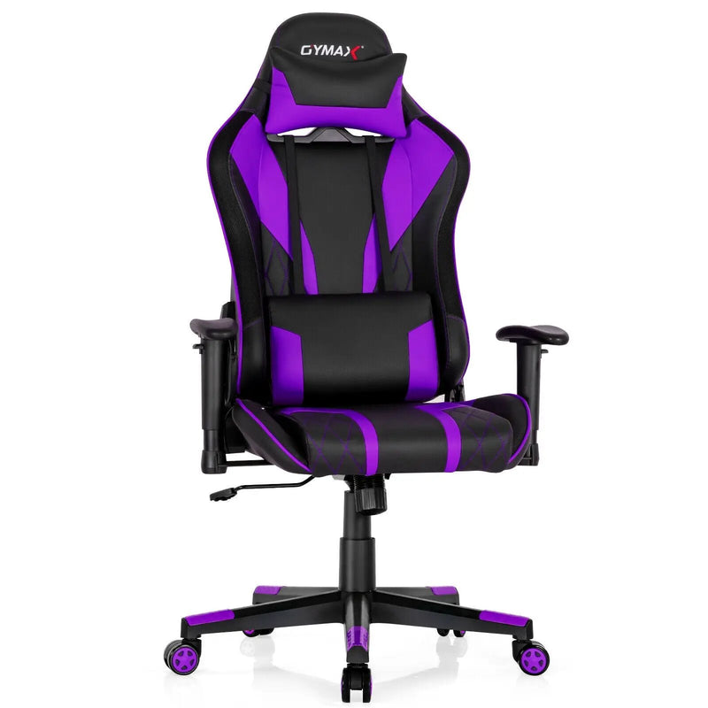 Gaming Chair Adjustable Swivel Computer Chair with Dynamic LED Lights by DirectDeals