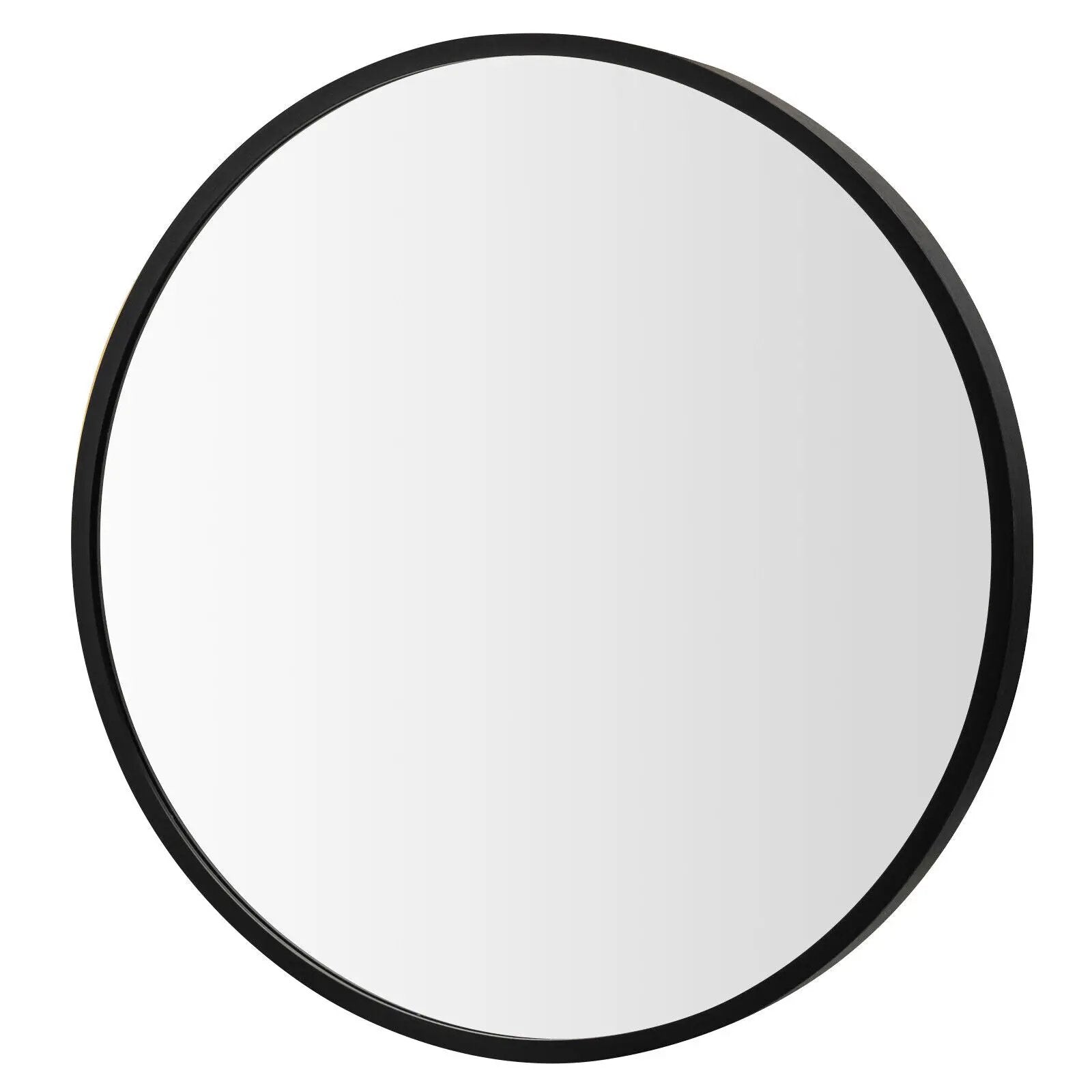 16-inch Round Wall Mirror with Aluminum Alloy Frame by DirectDeals
