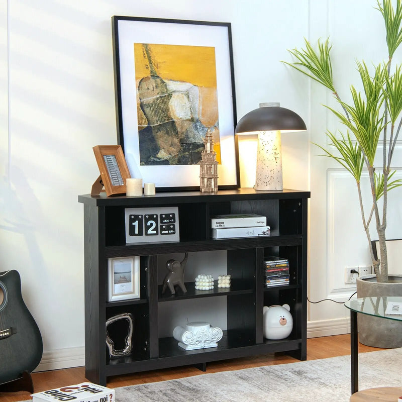 Modern Corner TV Stand with Adjustable Shelves for TVs up to 48 Inch by DirectDeals