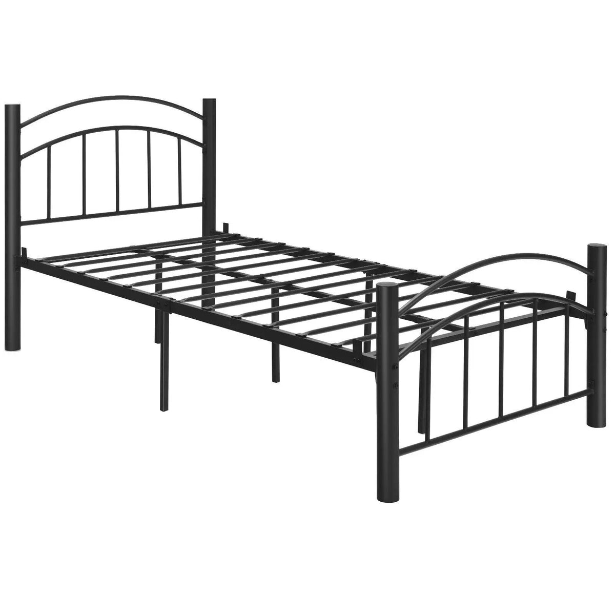 Modern Platform Bed with Headboard and Footboard by DirectDeals