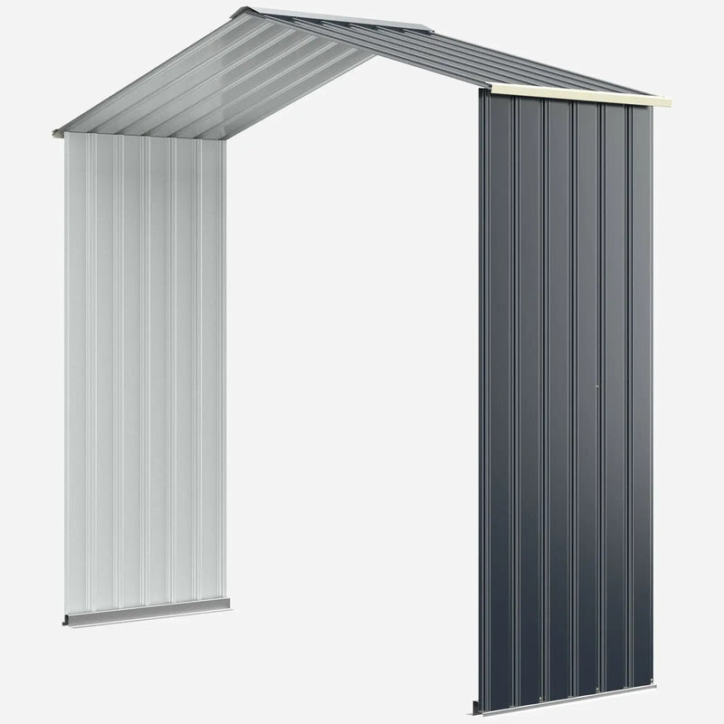 Outdoor Storage Shed Extension Kit for 7 Feet Shed Width by DirectDeals