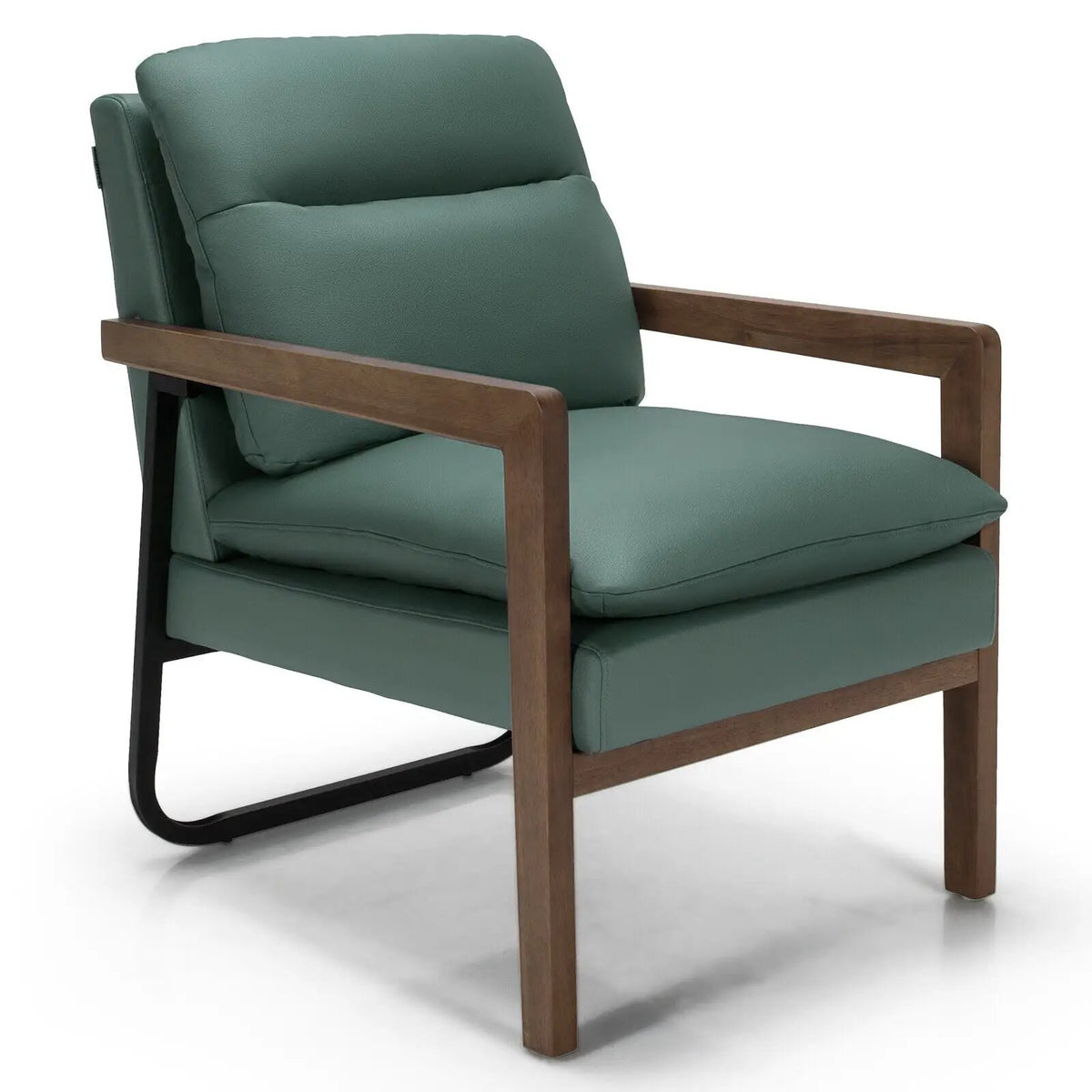 Single Sofa Chair with Extra-Thick Padded Backrest and Seat Cushion by DirectDeals