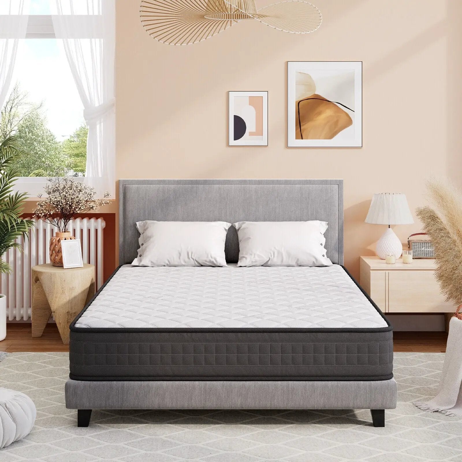 8 Inch Breathable Memory Foam Bed Mattress Medium Firm for Pressure Relieve by DirectDeals