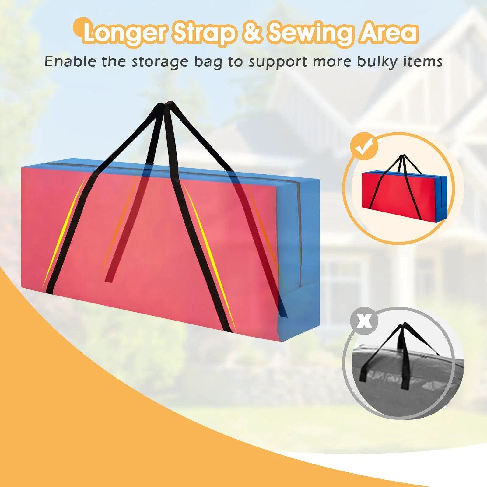 Giant Carry Storage Bag for 4 in a Row Game with Durable Zipper by DirectDeals