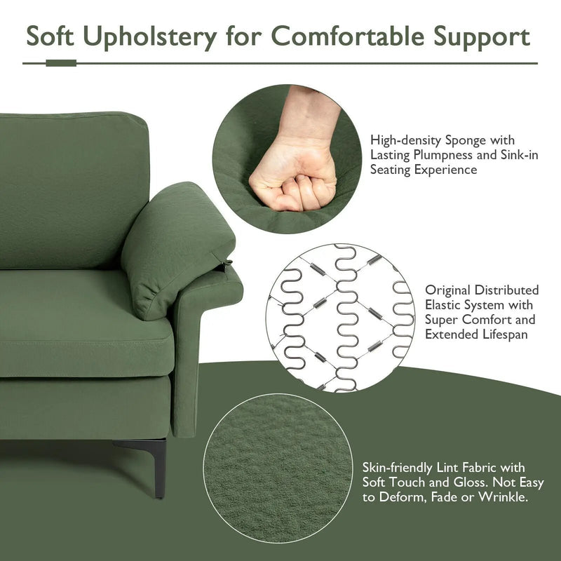 Extra Large Modular L-shaped Sectional Sofa with Reversible Chaise for 4-5 People by DirectDeals