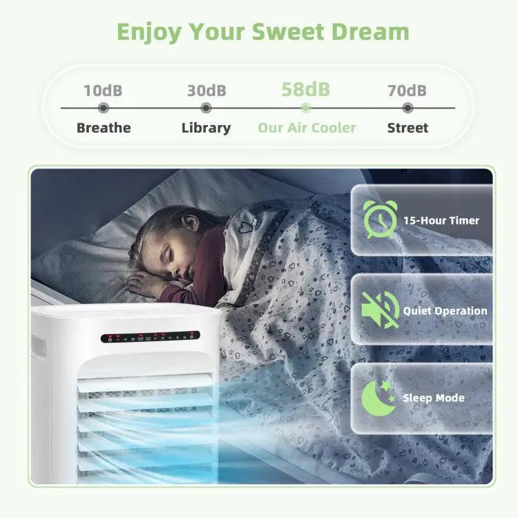 4-in-1 Portable Air Cooler with Timer & 3 Modes by DirectDeals