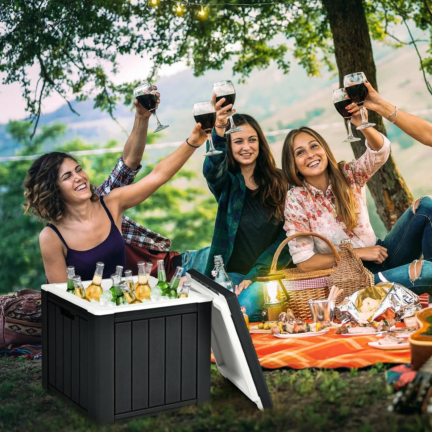 10 4-in-1 Gallon Storage Cooler for Picnic and Outdoor Activities by DirectDeals