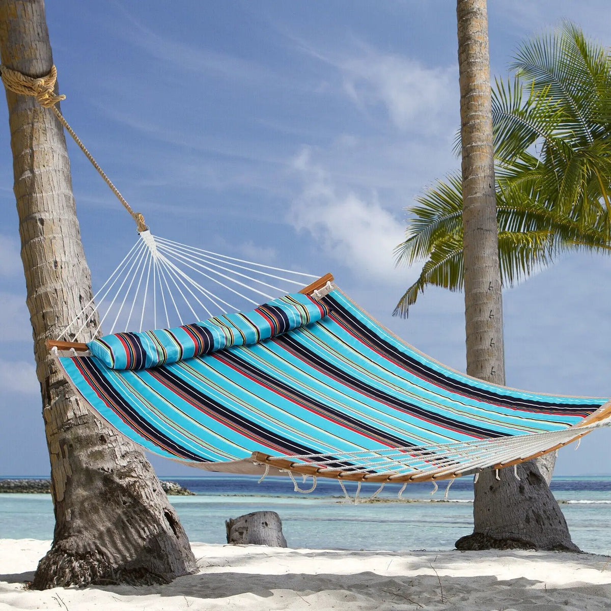 Outdoor Hammock with Detachable Pillow by DirectDeals