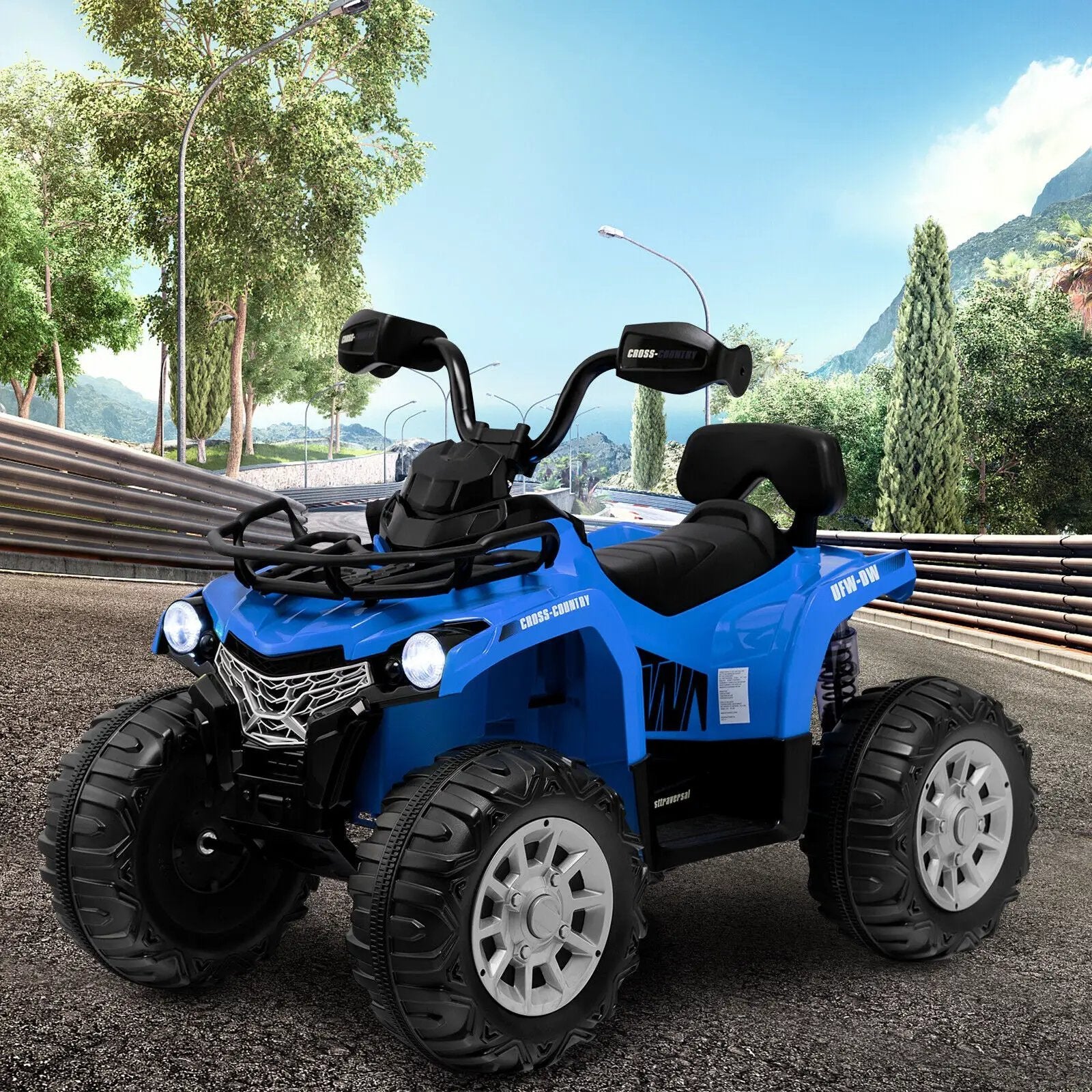 12V Kids Ride On ATV 4 Wheeler with MP3 and Headlights by DirectDeals