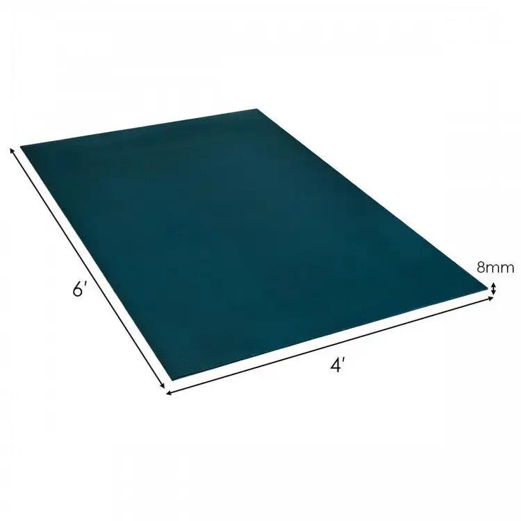 Large Yoga Mat 6' x 4' x 8 mm Thick Workout Mats by DirectDeals
