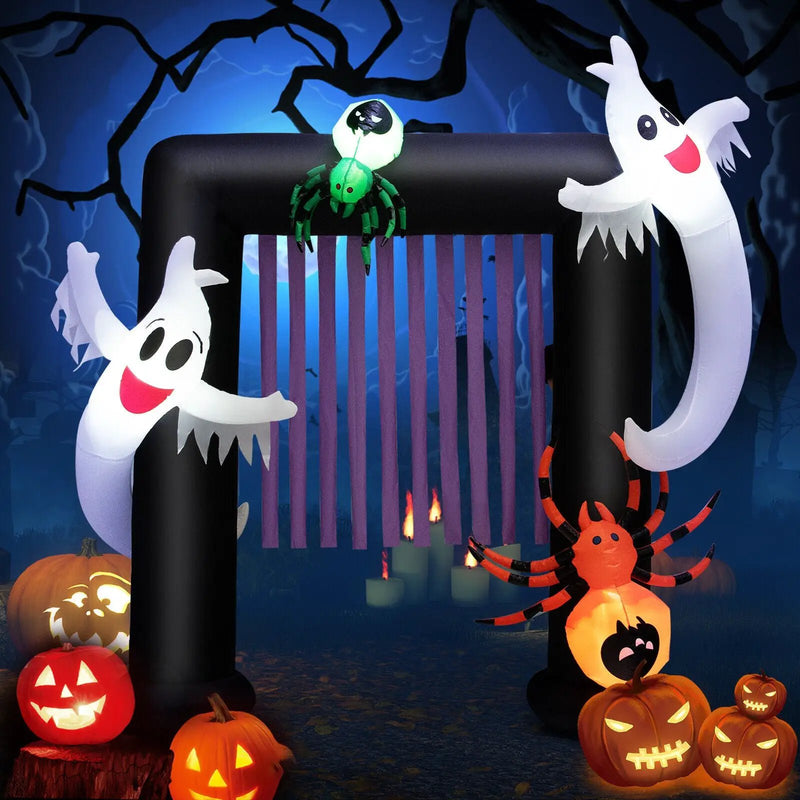 7.5 Feet Halloween Inflatable Archway Blow-up Festive Decoration for Backyard and Porch by DirectDeals