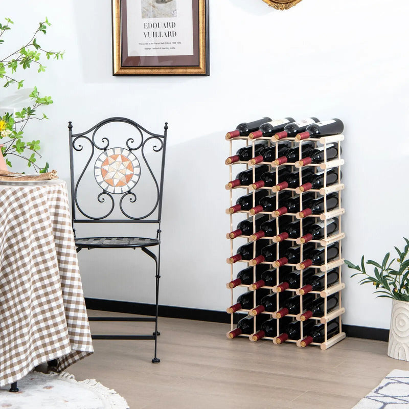 36-Bottle Wooden Wine Rack for Wine Cellar by DirectDeals