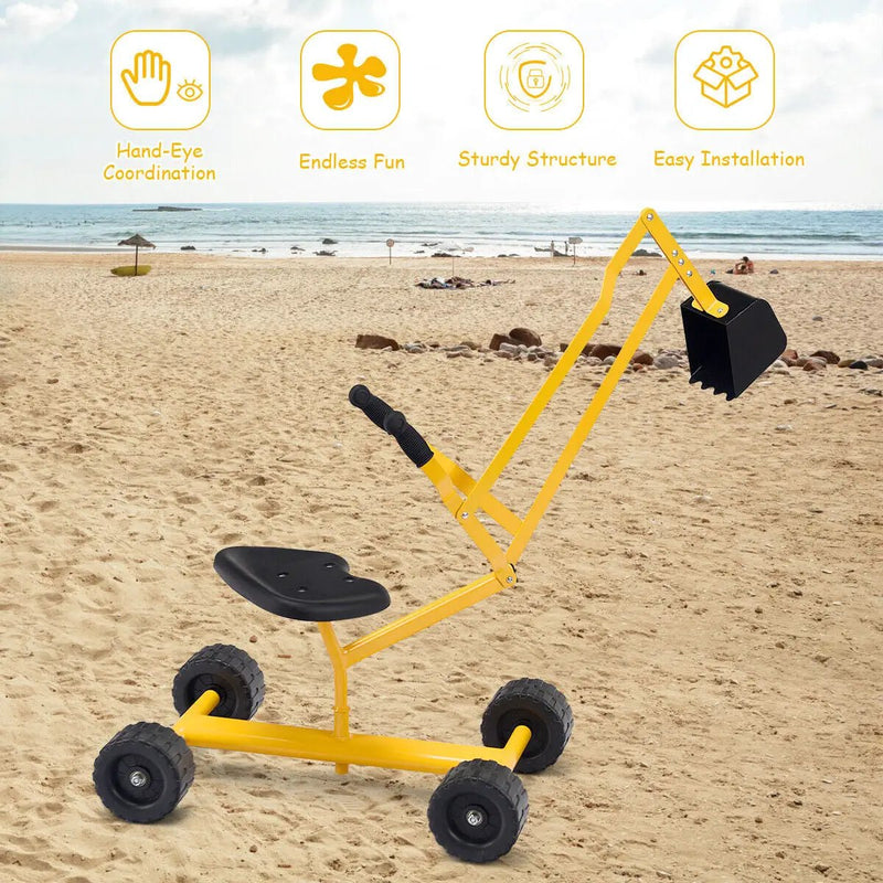 Heavy Duty Steel Frame Kid Ride-on Sand Digger by DirectDeals