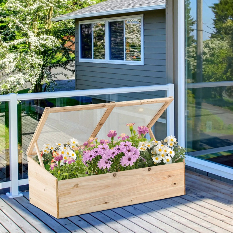 Wooden Garden Portable Greenhouse by DirectDeals