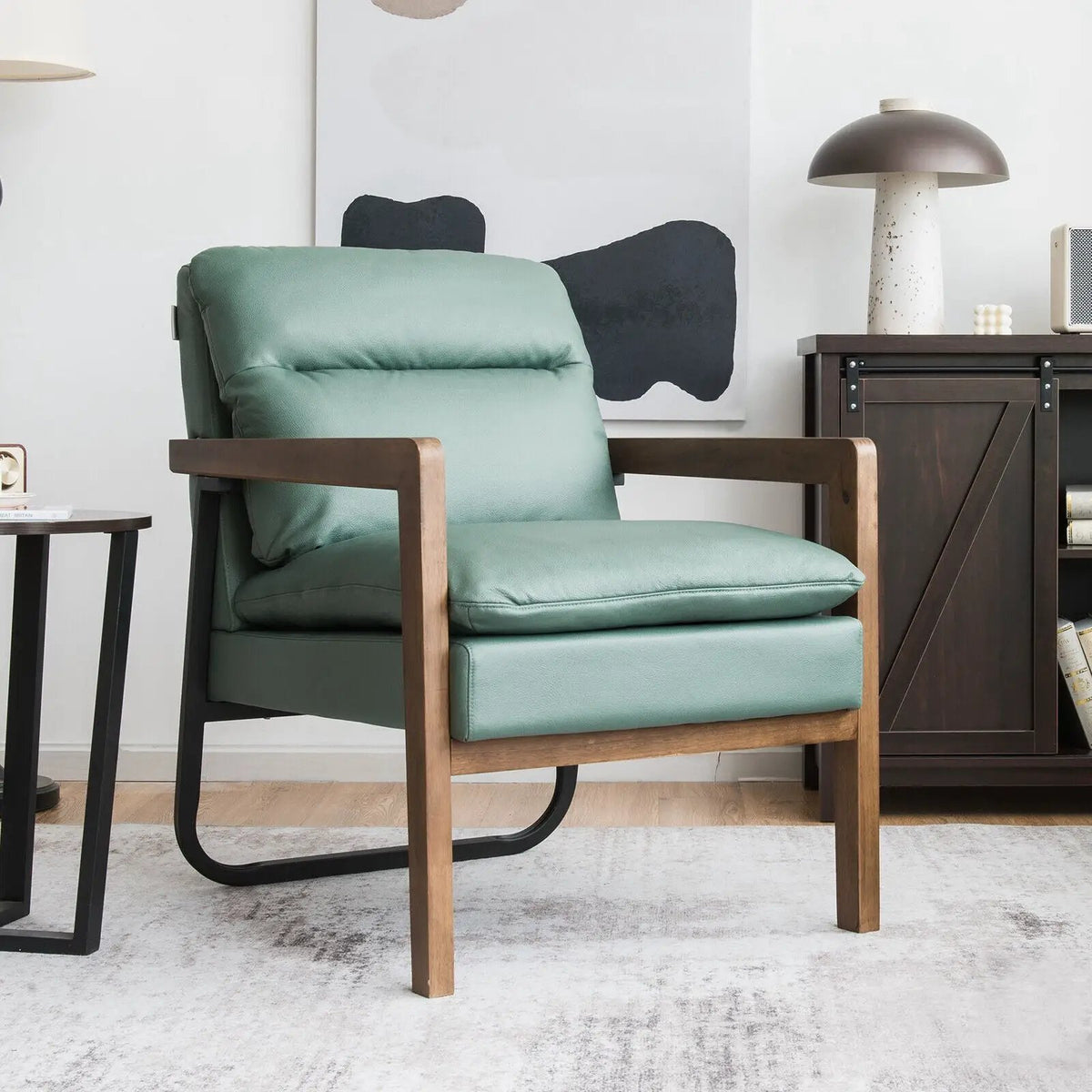 Single Sofa Chair with Extra-Thick Padded Backrest and Seat Cushion by DirectDeals
