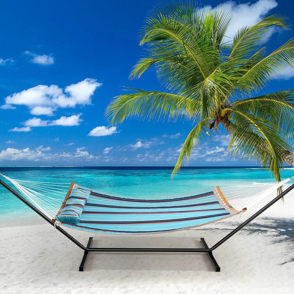 Outdoor Hammock with Detachable Pillow by DirectDeals