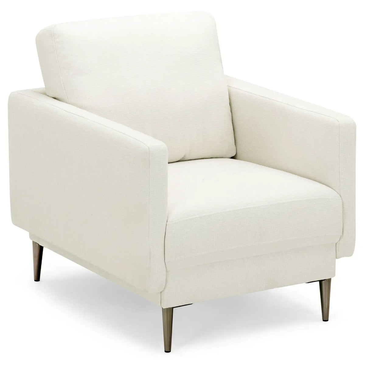 Modern Upholstered Accent Chair with Removable Backrest Cushion by DirectDeals
