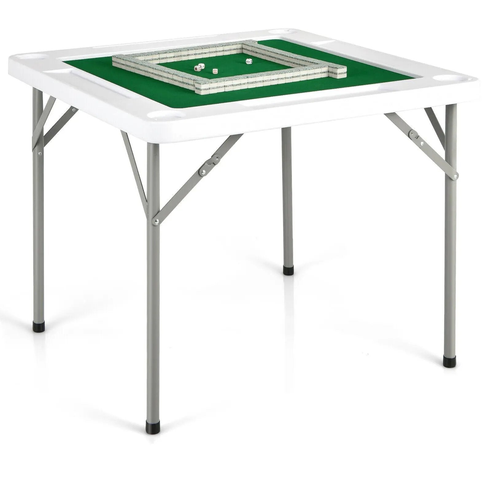 4-Player Mahjong Game Table with Iron Frame by DirectDeals