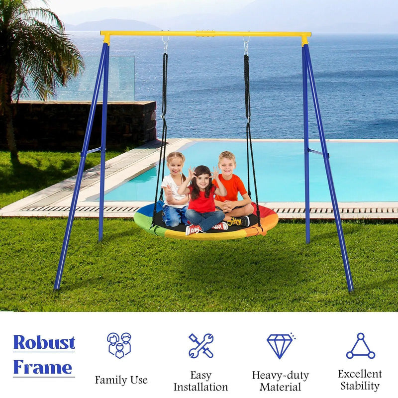 Extra Large Heavy Duty A-Frame Steel Swing Stand by DirectDeals