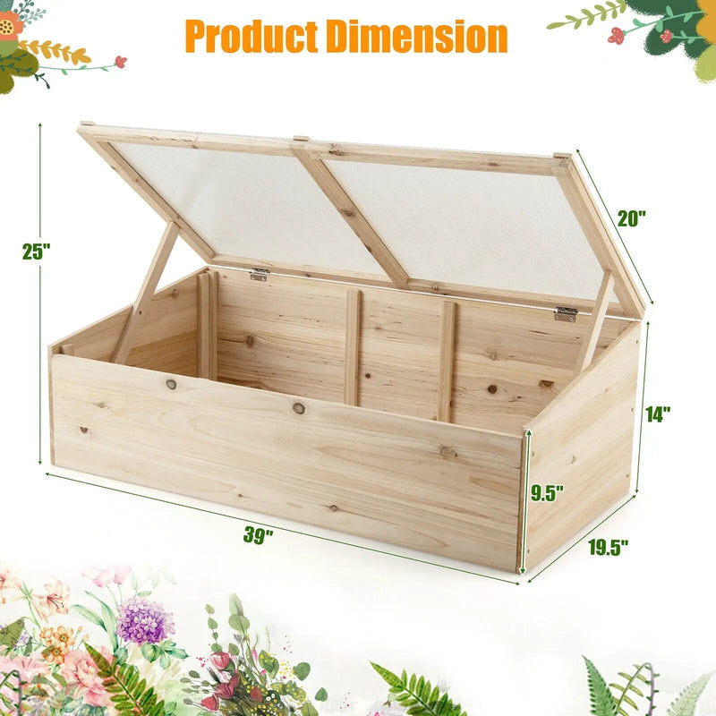 Wooden Garden Portable Greenhouse by DirectDeals