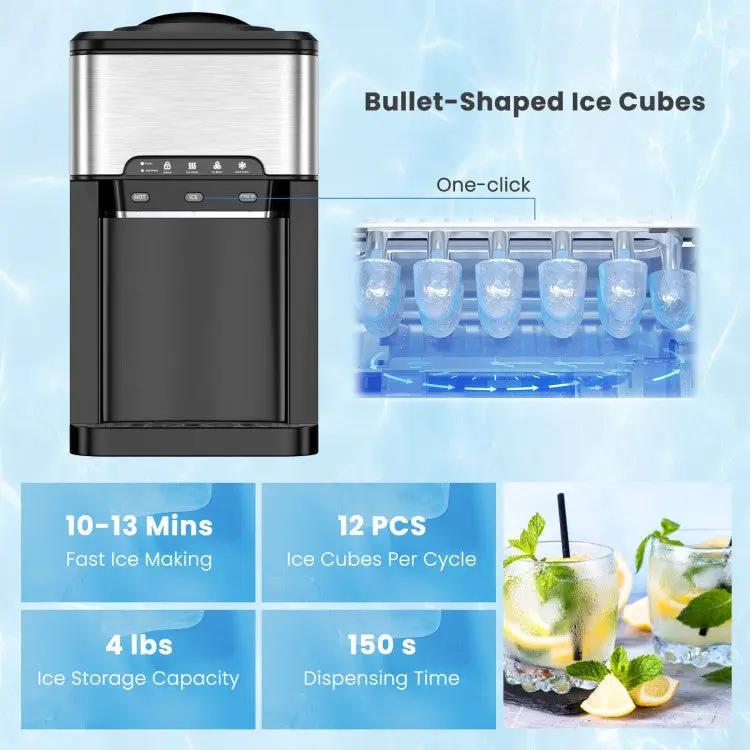 3-in-1 Water Cooler Dispenser with Ice Maker & Temp Settings by DirectDeals