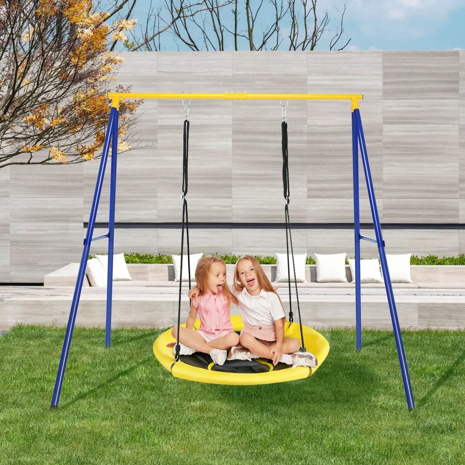 Extra Large Heavy Duty A-Frame Steel Swing Stand by DirectDeals
