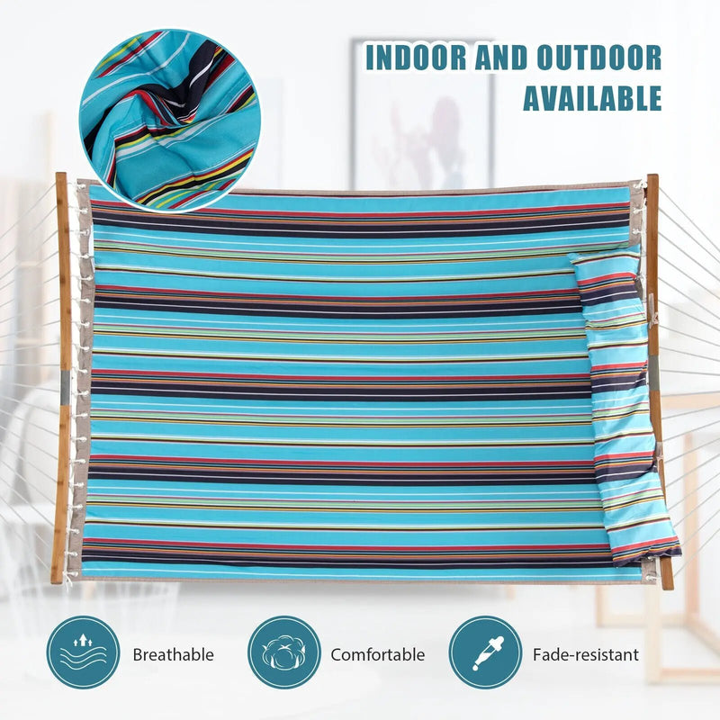 Outdoor Hammock with Detachable Pillow by DirectDeals