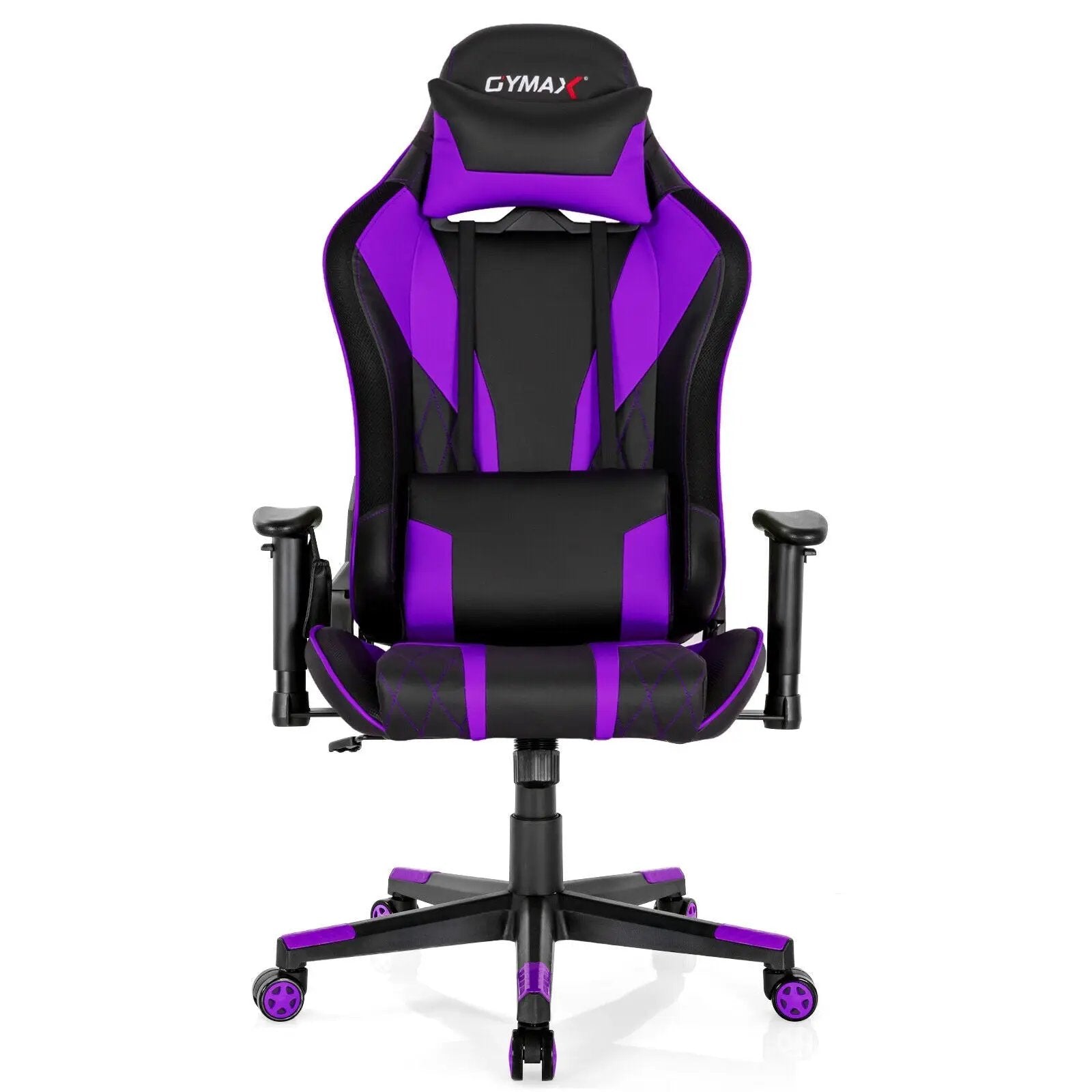 Gaming Chair Adjustable Swivel Computer Chair with Dynamic LED Lights by DirectDeals