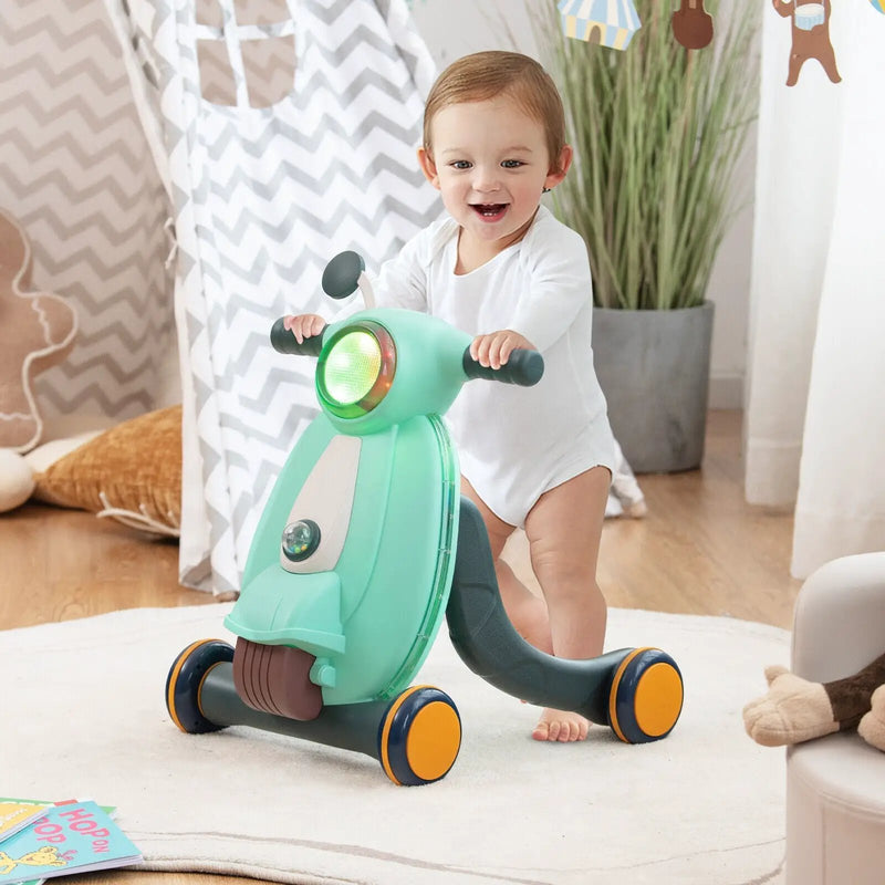 2-in-1 Baby Sit to Stand Learning Walker with Lights and Sounds by DirectDeals
