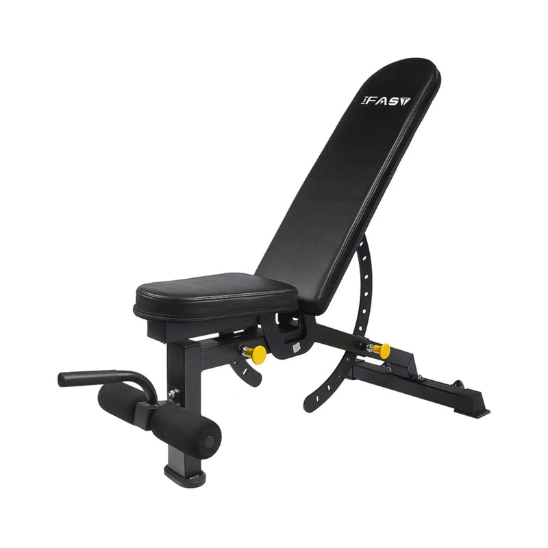 Rovix 1000LBS Multi-Functional Barbell Rack Squat Power Cage With Weight Bench (SAK35822) by SAKSBY WHOLESALE