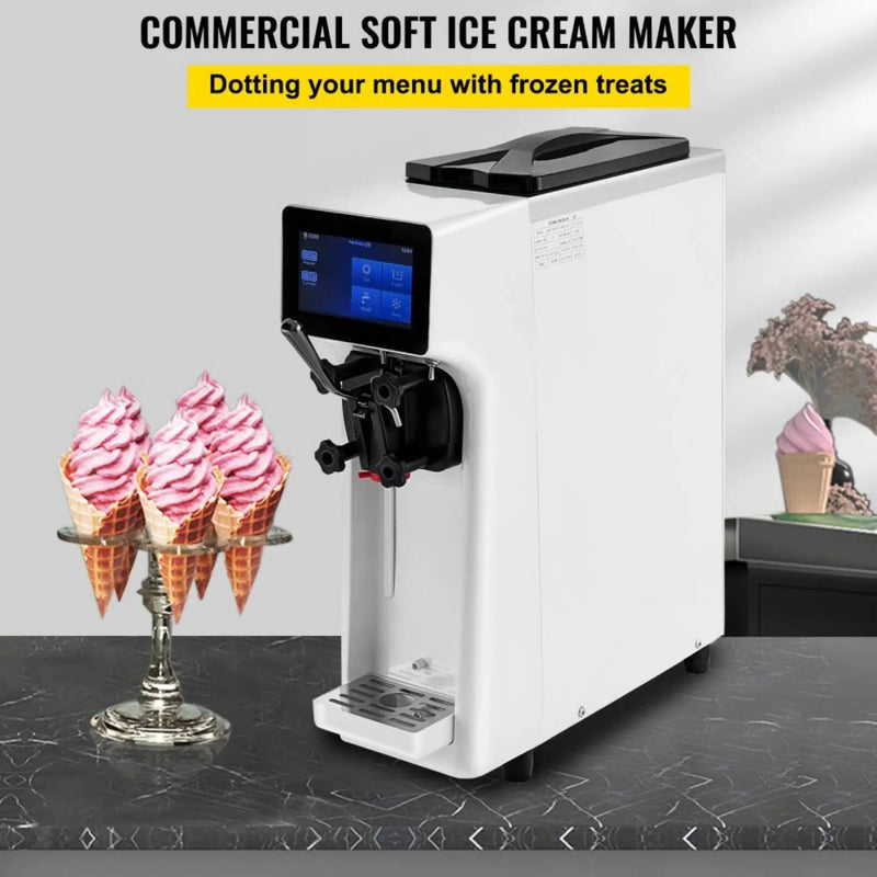 1000W Commercial 4.0L Home Soft Serve Frozen Yogurt Ice Cream Maker Machine (SAK83425) by SAKSBY WHOLESALE