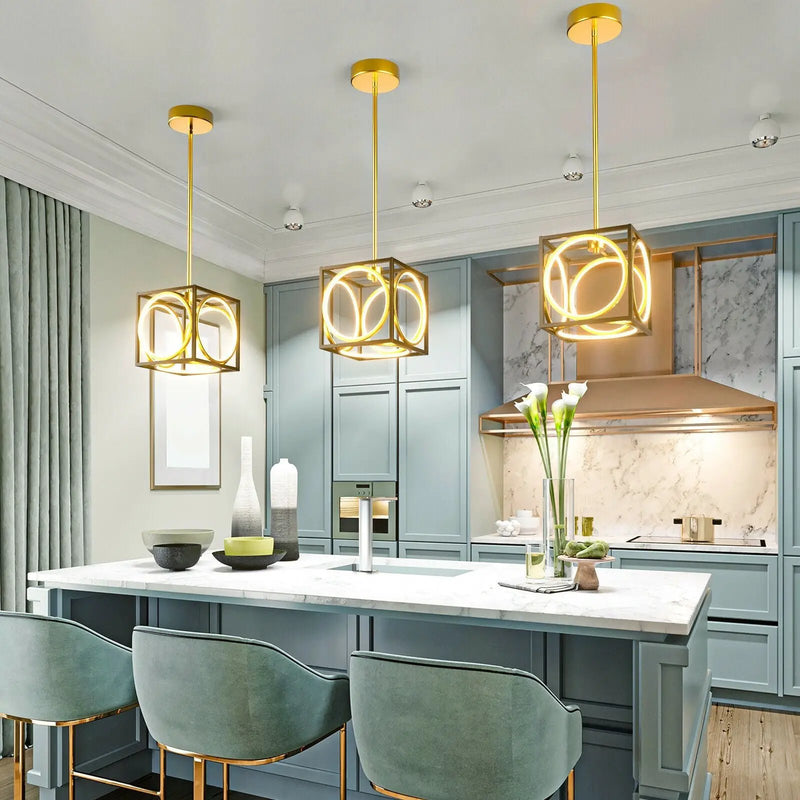 Modern LED Pendant Light with 42 Inches Adjustable Suspender by DirectDeals