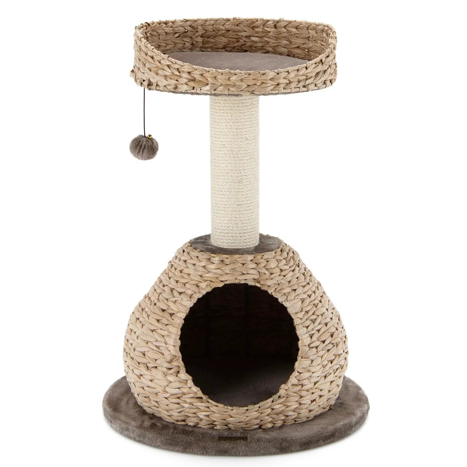 28 Inches Hand-Made Cat Tree Tower with Jump Platform by DirectDeals