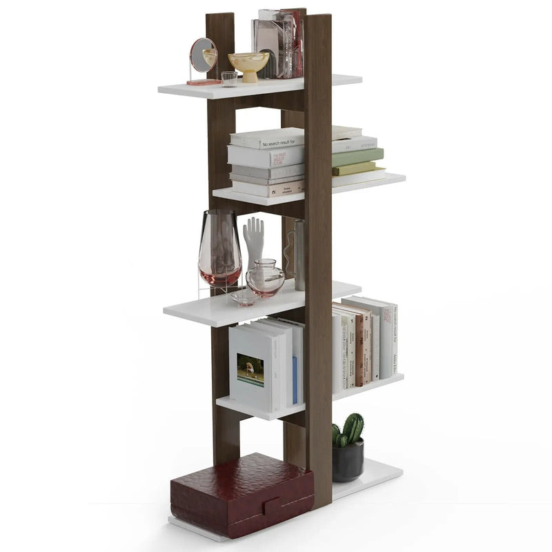 5-Tier Freestanding Bookshelf with Anti-Toppling Device by DirectDeals