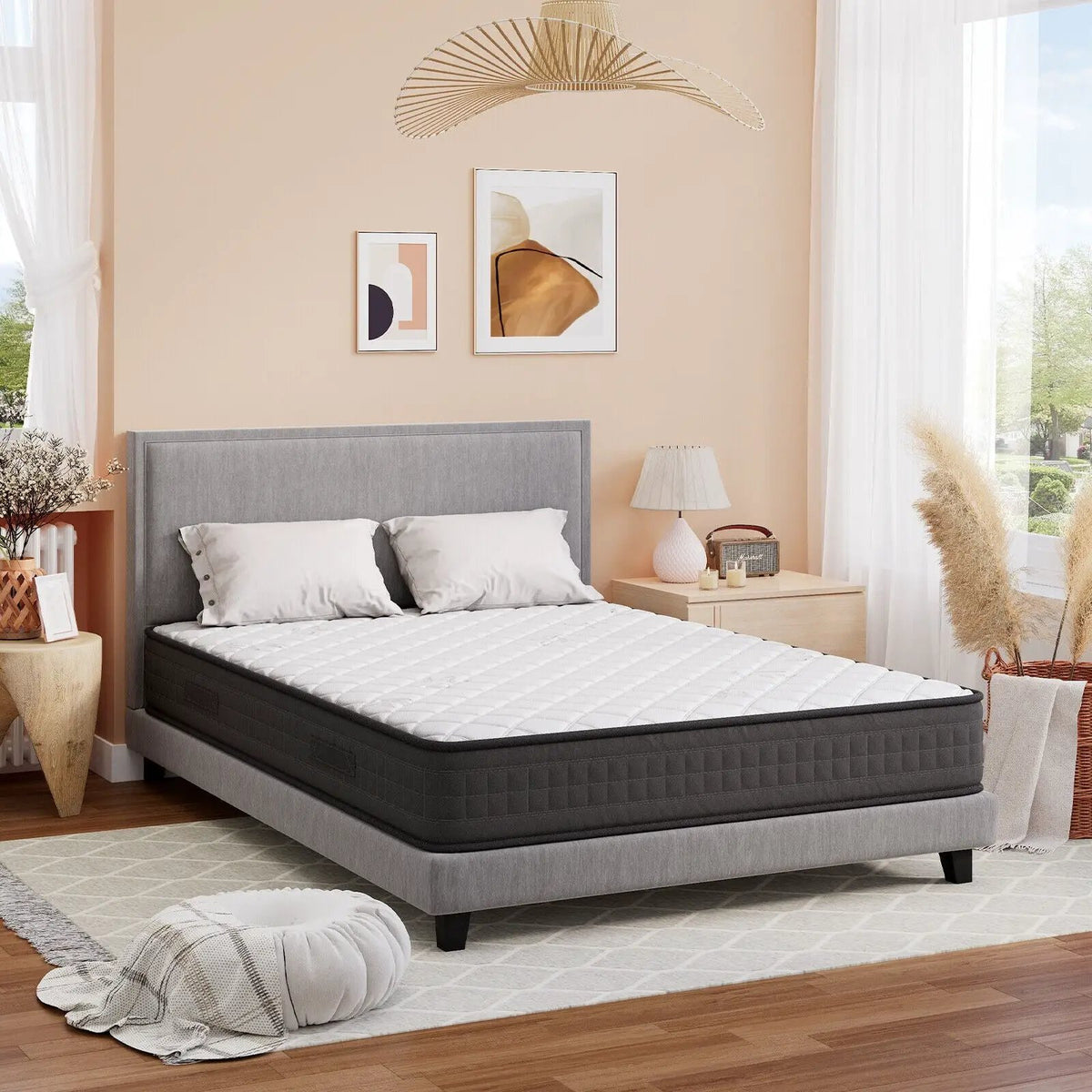 8 Inch Breathable Memory Foam Bed Mattress Medium Firm for Pressure Relieve by DirectDeals