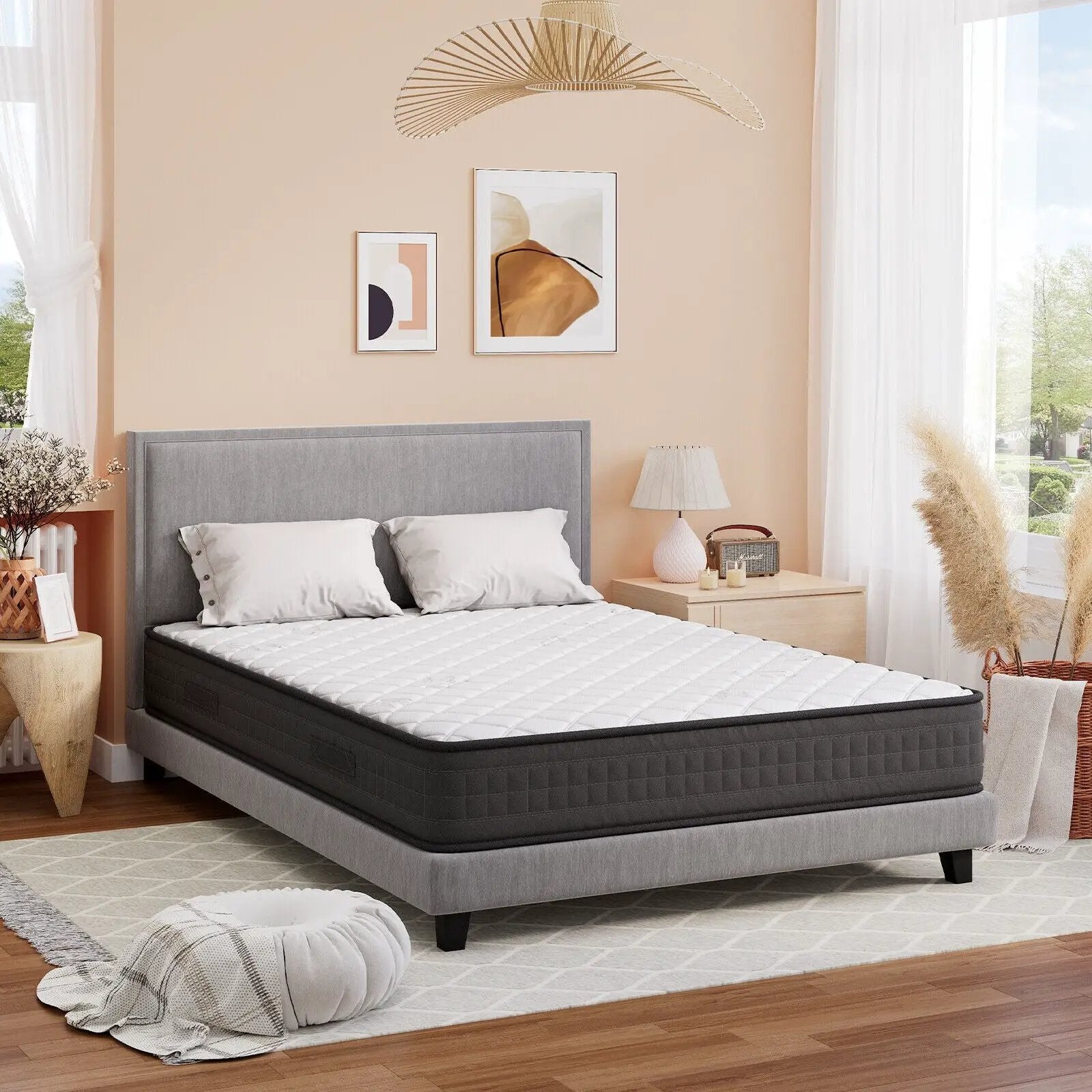 8 Inch Breathable Memory Foam Bed Mattress Medium Firm for Pressure Relieve by DirectDeals
