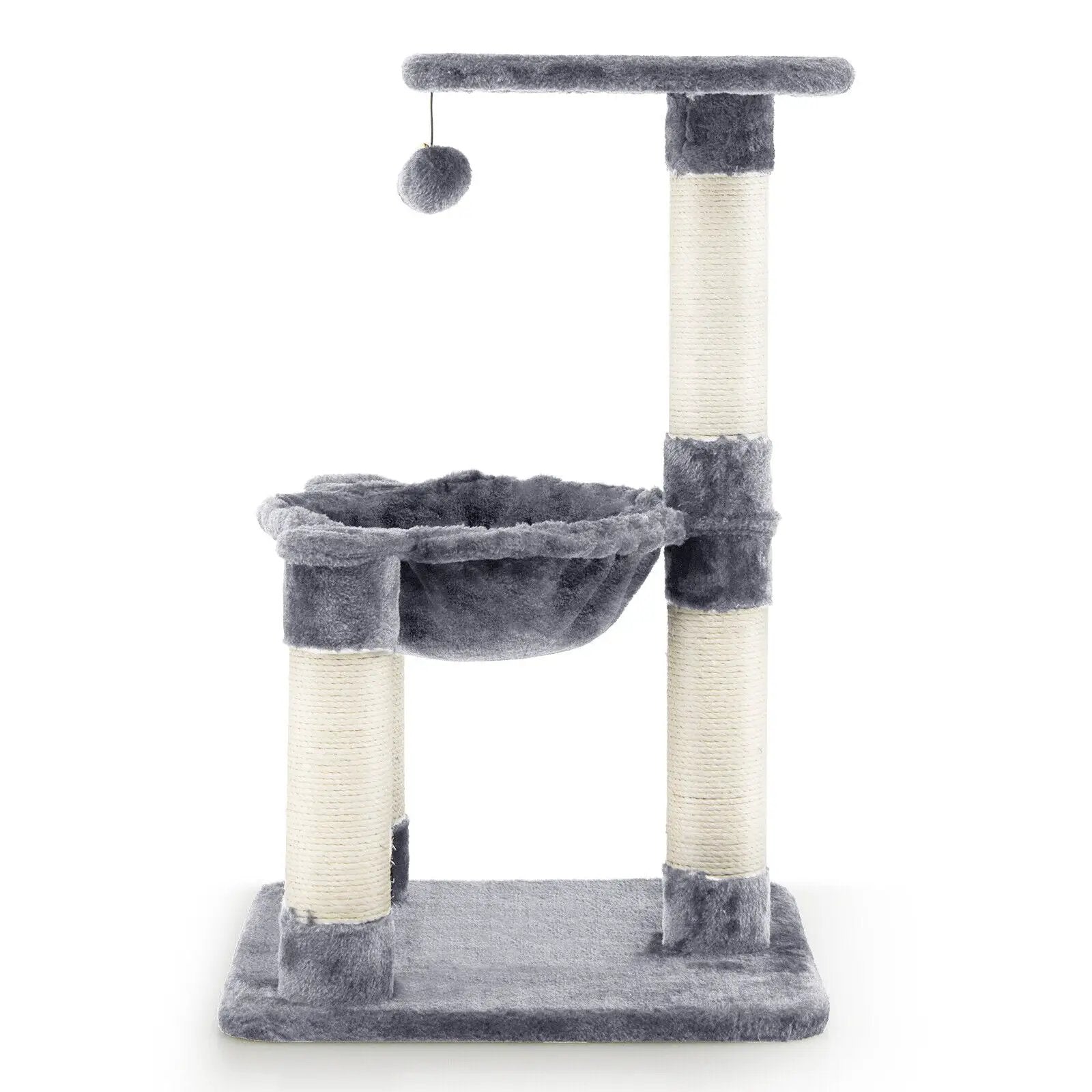 Multi-level Cat Tree with Scratching Posts and Cat Hammock by DirectDeals