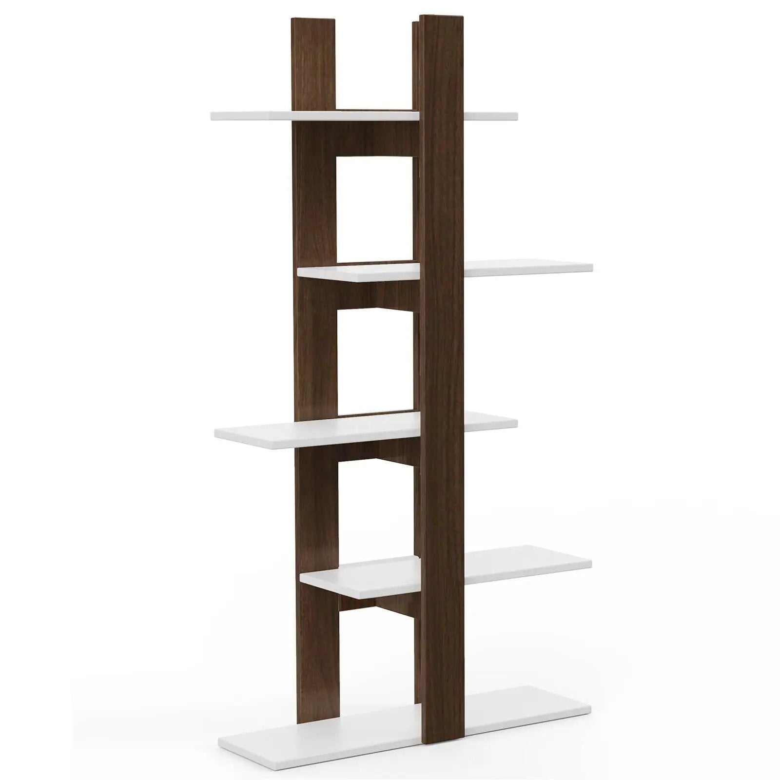 5-Tier Freestanding Bookshelf with Anti-Toppling Device by DirectDeals