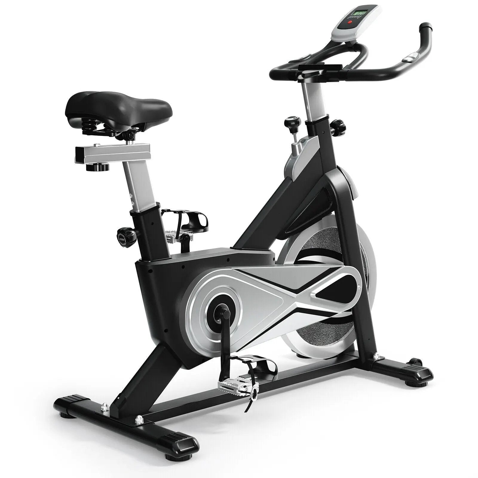 Exercise Bike Stationary Cycling Bike with 40 Lbs Flywheel by DirectDeals
