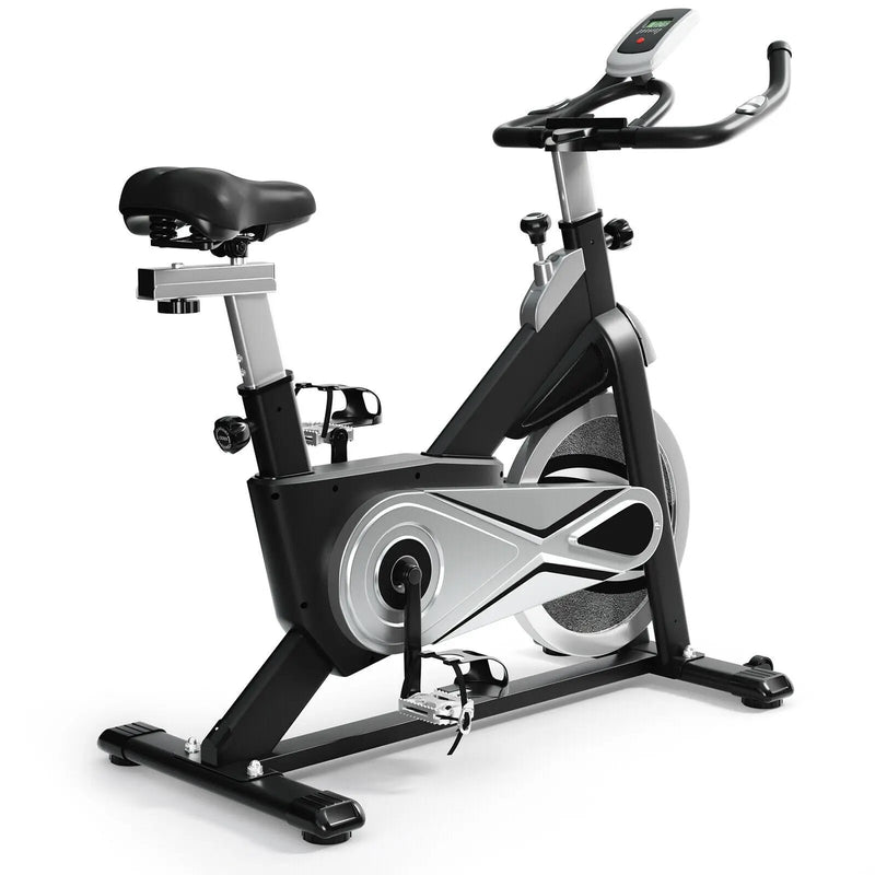 Exercise Bike Stationary Cycling Bike with 40 Lbs Flywheel by DirectDeals