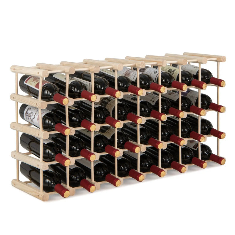 36-Bottle Wooden Wine Rack for Wine Cellar by DirectDeals