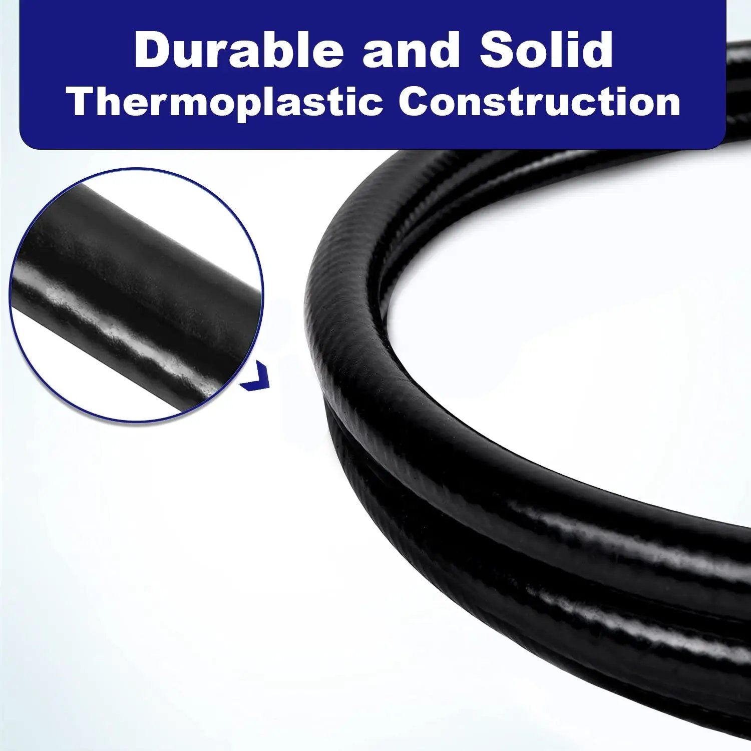Flame King RV, Van, Trailer Low Pressure Quick Connect 48 Inch, 3/8 Inch ID Female SAE Gas Flare Fitting by Flame King Products